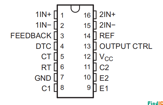 TL1628芯片引脚图图片