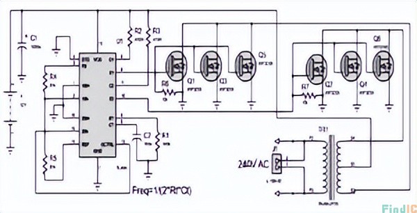 IRF3205逆变器电路图